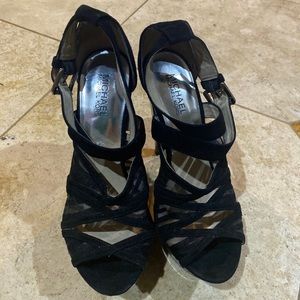 Michael Kors Strapped Platform Heels